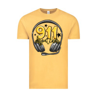 Vintage Mustard 911 dispatcher Vintage Tee - MaliasSmallBusiness