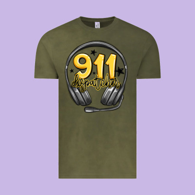 911 Dispatcher Vintage Tee Designed By Maliassmallbusiness