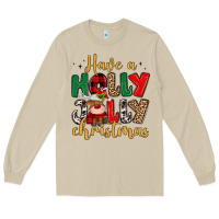 Mushroom have a holly jolly christmas Long Sleeve Tee - MaliasSmallBusiness