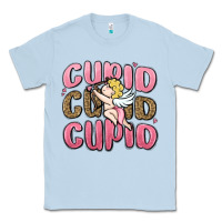 Dusty Blue cupid cupid cupid valentine's day Classic Tee - MaliasSmallBusiness