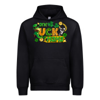 Black one lucky mama Urban Hoodie - FaDigitalArtStudio