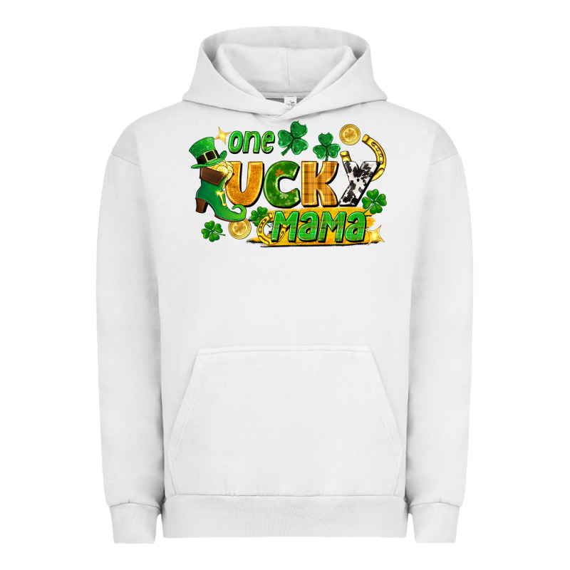 One Lucky Mama Urban Hoodie by FaDigitalArtStudio | Teevron