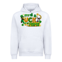 White one lucky mama Urban Hoodie - FaDigitalArtStudio