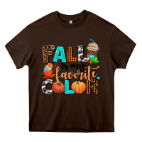 Chocolate Brown fall is my favorite color Heavy Core Tee - AdoDesignShop