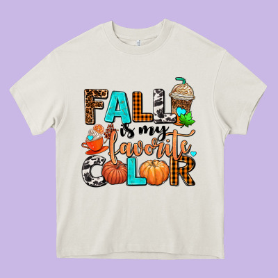Fall Is My Favorite Color Heavy Core Tee Designed By Adodesignshop