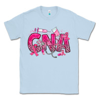Dusty Blue breast cancer cna certified nursing assistant Classic Tee - JahusDesignShop