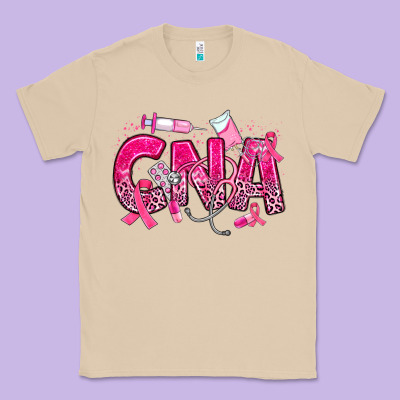 Breast Cancer Cna Certified Nursing Assistant Classic Tee Designed By Jahusdesignshop