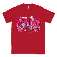 Red breast cancer cna certified nursing assistant Classic Tee - JahusDesignShop