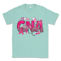 Seafoam breast cancer cna certified nursing assistant Classic Tee - JahusDesignShop