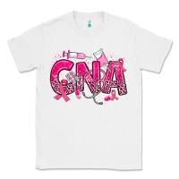 White breast cancer cna certified nursing assistant Classic Tee - JahusDesignShop
