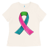 Bone metastatic breast cancer ribbon Ladies Tee - JahusDesignShop