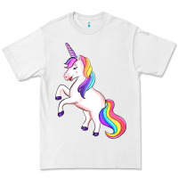 White unicorn Premium Tee - Artiststas