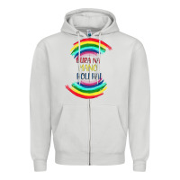 Dove Grey BURA NA MANO HOLI HAI Zipper Hoodie - Bettercallsaul