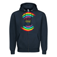Navy BURA NA MANO HOLI HAI Zipper Hoodie - Bettercallsaul