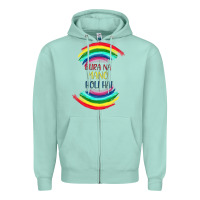 Seafoam BURA NA MANO HOLI HAI Zipper Hoodie - Bettercallsaul