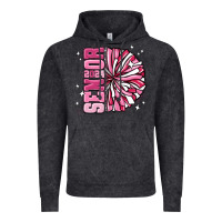Vintage Black senior 2024 pink cheer Vintage Hoodie - MaliasSmallBusiness