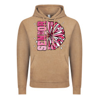 Vintage Coffee senior 2024 pink cheer Vintage Hoodie - MaliasSmallBusiness