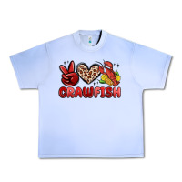 Grape Ice peace love crawfish Urban Heavy Tee - MaliasSmallBusiness