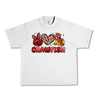 Lunar Rock peace love crawfish Urban Heavy Tee - MaliasSmallBusiness