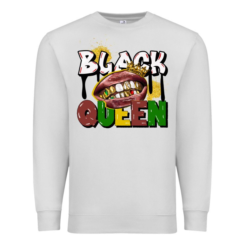 Black Queen Premium Sweatshirt by CowGirlArtShop | Teevron