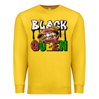 Lemon black queen Premium Sweatshirt - CowGirlArtShop