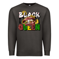 Smoke black queen Premium Sweatshirt - CowGirlArtShop