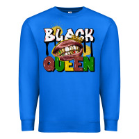 True Royal black queen Premium Sweatshirt - CowGirlArtShop