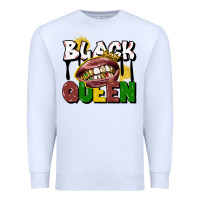 White black queen Premium Sweatshirt - CowGirlArtShop