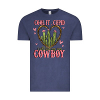 Vintage Denim cool it cupid i will find my own cowboy Vintage Tee - MaliasSmallBusiness