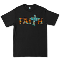 Black faith thanksgiving cross Premium Tee - AdoDesignShop