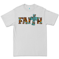Dove Grey faith thanksgiving cross Premium Tee - AdoDesignShop
