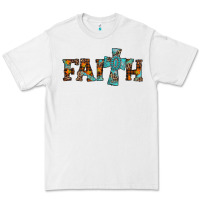 White faith thanksgiving cross Premium Tee - AdoDesignShop