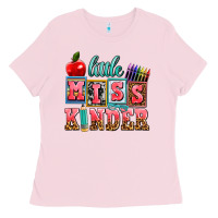 Bubblegum Pink little miss kinder Ladies Tee - AdoDesignShop