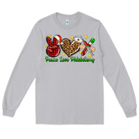 Moon Dust Peace love Phlebotomy Christmas Long Sleeve Tee - NancyCooperArtShop