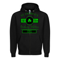 Black Drinking Athletics Zipper Hoodie - Bettercallsaul