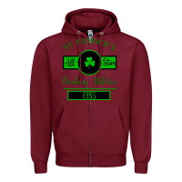 Burgundy Drinking Athletics Zipper Hoodie - Bettercallsaul