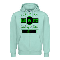 Seafoam Drinking Athletics Zipper Hoodie - Bettercallsaul