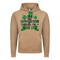 Vintage Coffee the leprechauns made me do it Vintage Hoodie - MaliasSmallBusiness