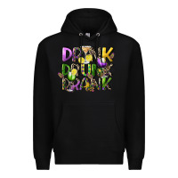 Black drink drunk drank Premium Hoodie - CowGirlArtShop