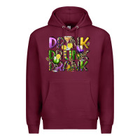 Burgundy drink drunk drank Premium Hoodie - CowGirlArtShop
