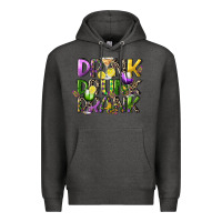 Charcoal Heather drink drunk drank Premium Hoodie - CowGirlArtShop
