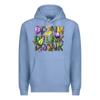 Colony Blue drink drunk drank Premium Hoodie - CowGirlArtShop