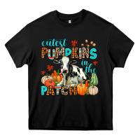 Black cutest pupkins in the patch Heavy Core Tee - AdoDesignShop