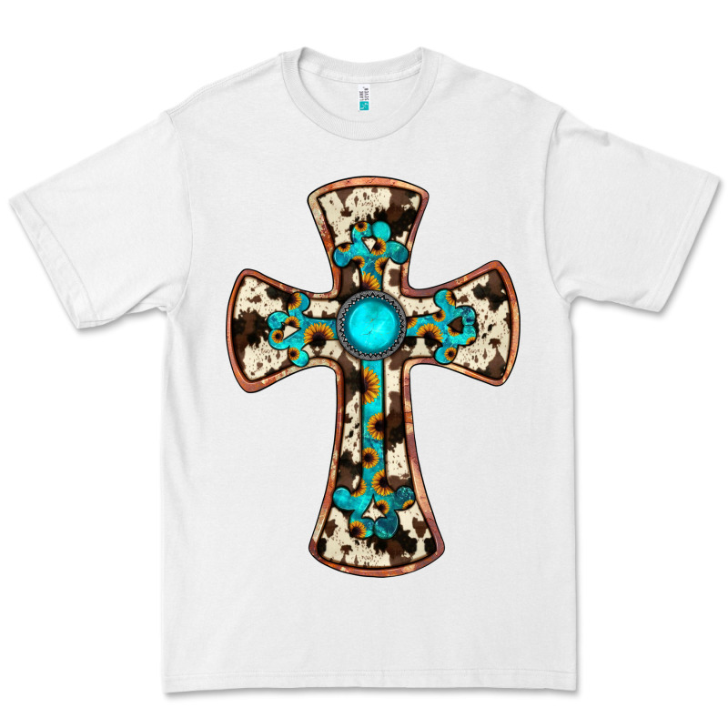 Cowhide Gemstone  Cross Premium Tee by JahusDesignShop | Teevron
