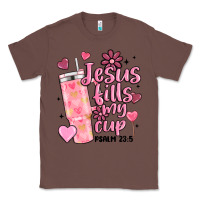 Chestnut valentine jesus fills my cup Classic Tee - MaliasSmallBusiness