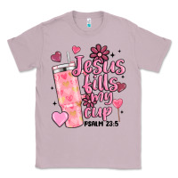 Lilac valentine jesus fills my cup Classic Tee - MaliasSmallBusiness