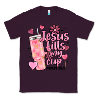 Plum valentine jesus fills my cup Classic Tee - MaliasSmallBusiness