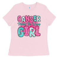 Bubblegum Pink cancer picked the wrong girl Ladies Tee - JahusDesignShop