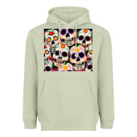 Matcha cinco de mayo skull Heavyweight Hoodie - CowGirlArtShop