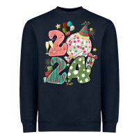 Navy 2024 happy new year Heavyweight Sweatshirt - MaliasSmallBusiness
